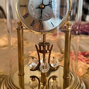 vintage 1970s German Haller Quartz anniversary clock